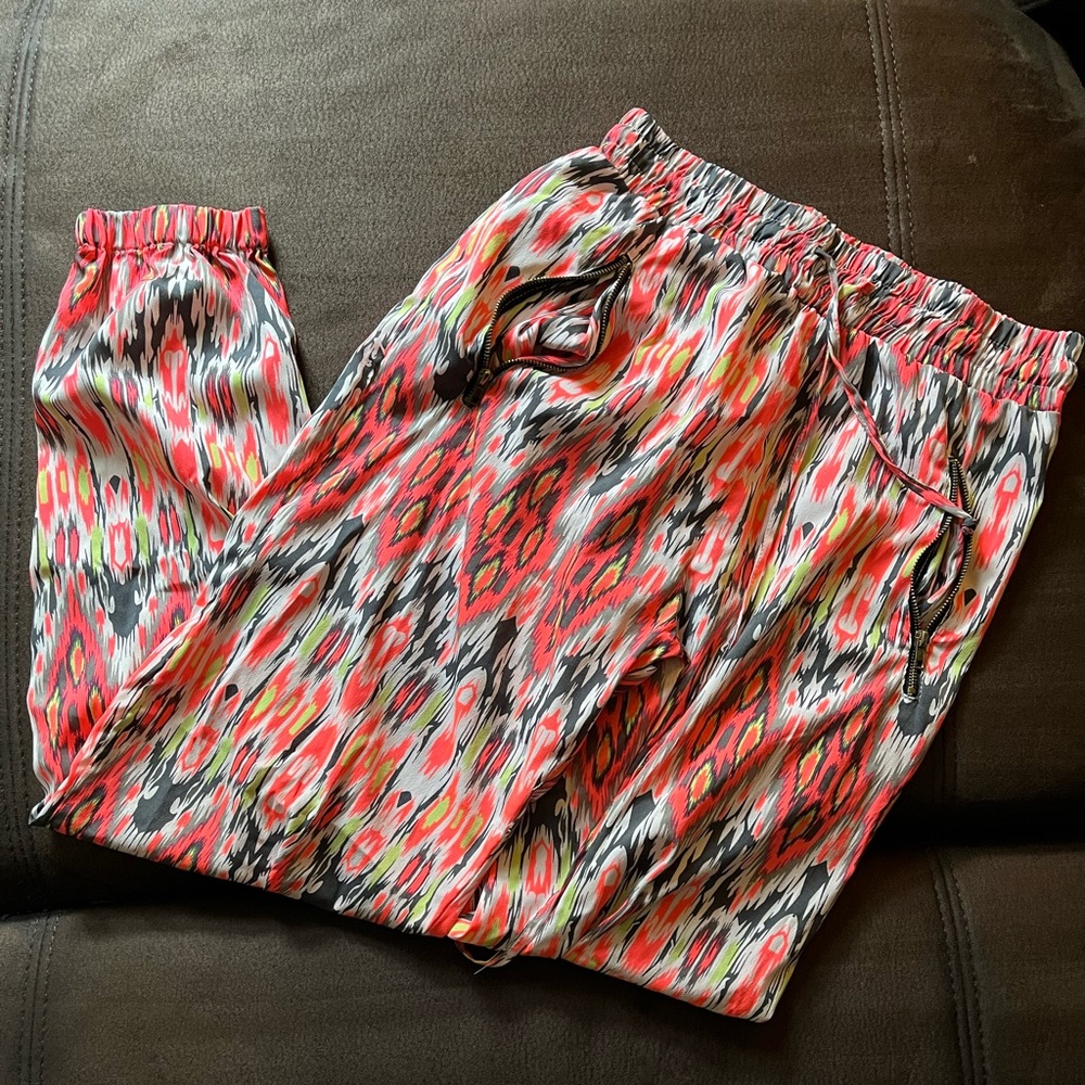 Neon Color Loose Pants